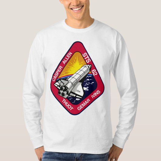STS-62-MISSIEPATCH T-SHIRT (Voorkant)