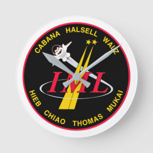 STS-65 Mission Insignia Ronde Klok