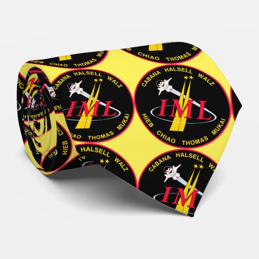 STS-65 Mission Insignia Stropdas (Opgerold)