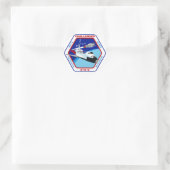 STS 6: Challenger OV-99 Ronde Sticker (Tas)