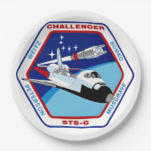 STS-6 INSIGNIA PAPIEREN BORDJE (Voorkant)