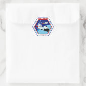 STS-6 INSIGNIA RONDE STICKER (Tas)