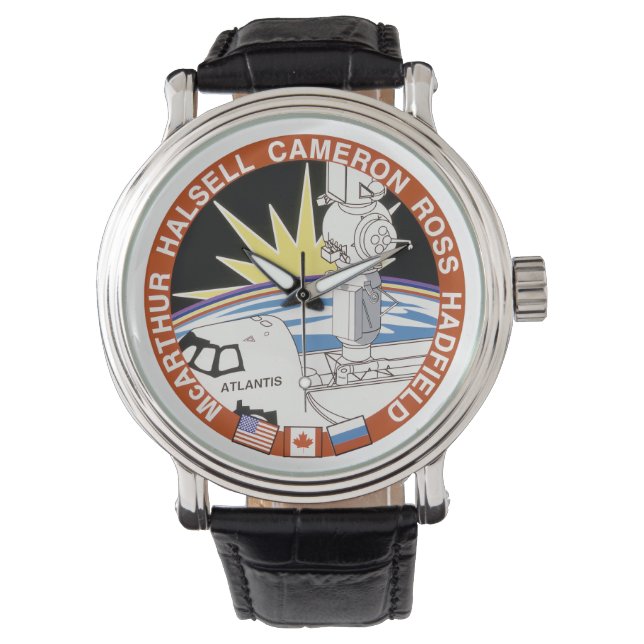 Sts-74 (Mission Patch) Horloge (Voorkant)