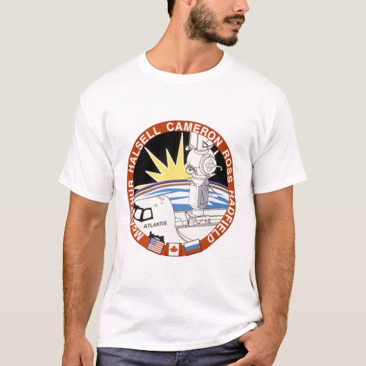 Sts-74 (Mission Patch) T-shirt (Voorkant)