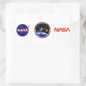 STS-7: Challenger OV-99 & Sally Ride Rechthoekige Sticker (Tas)