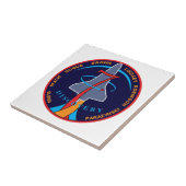 STS-95 Space Shuttle Discovery Missie Patch Logo Tegeltje (Zijkant)