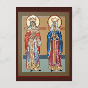 Sts. Catherine en Alexandra Prayer Cards Briefkaart