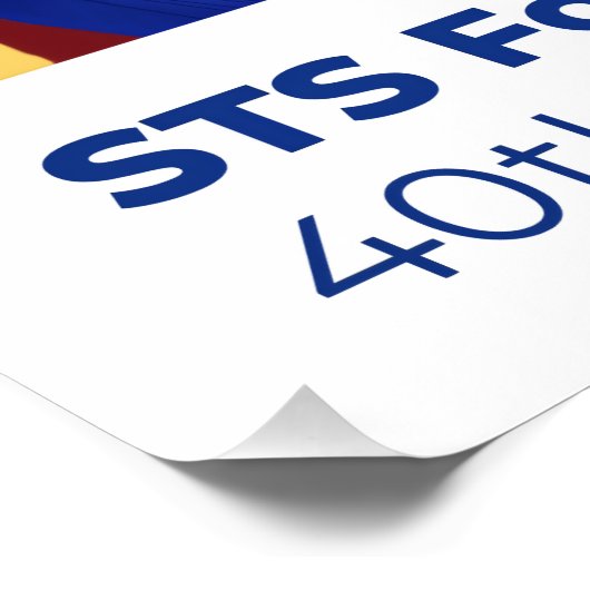 STS Foundation 40th Anniversary Poster (Hoek)