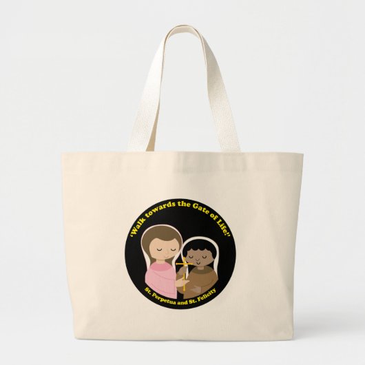 Sts. Perpetua en Felicity Grote Tote Bag (Voorkant)