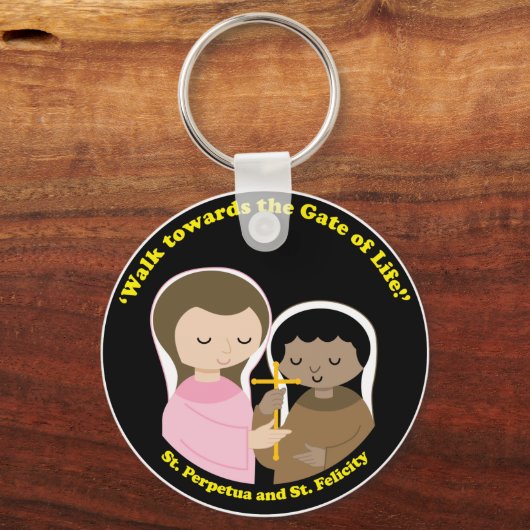 Sts. Perpetua en Felicity Sleutelhanger (Voorkant)