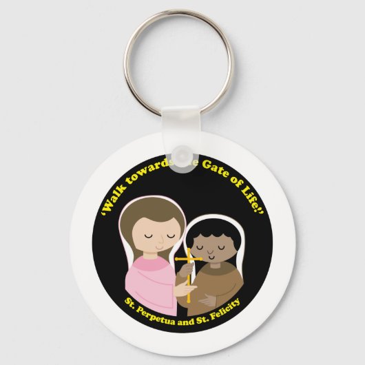 Sts. Perpetua en Felicity Sleutelhanger (Voorkant)
