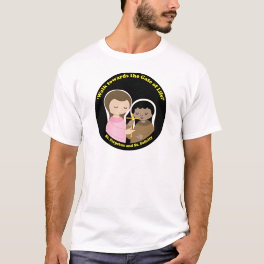 Sts. Perpetua en Felicity T-shirt (Voorkant)