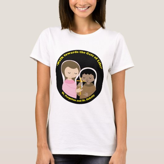 Sts. Perpetua en Felicity T-shirt (Voorkant)