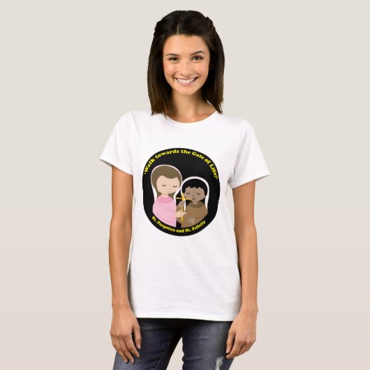 Sts. Perpetua en Felicity T-shirt (Voorkant volledig)