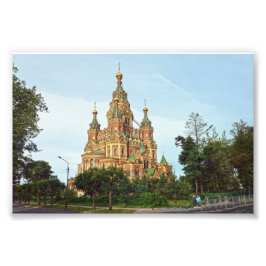 Sts Peter en Paul, Peterhof, Rusland Foto Afdruk