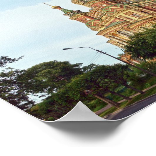 Sts Peter en Paul, Peterhof, Rusland Poster (Hoek)