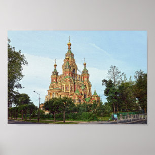 Sts Peter en Paul, Peterhof, Rusland Poster