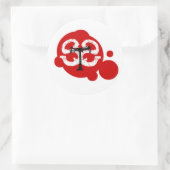 STS SPatter Ronde Sticker (Tas)