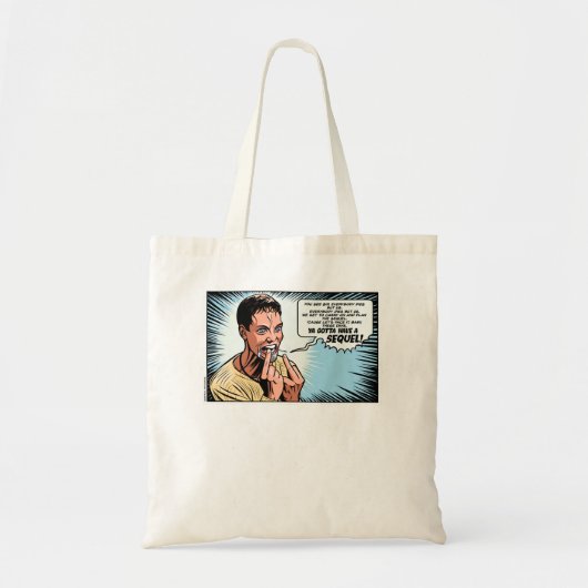 Stu Macher Scream Movie Comic Adaption Panel Art C Tote Bag (Voorkant)