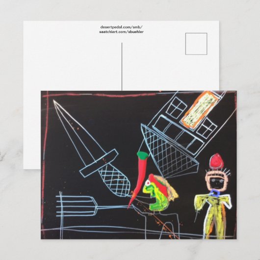 stuart buehler briefkaart (Voorkant / Achterkant)