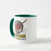 Stuart Clan Badge Mok (Voorkant links)