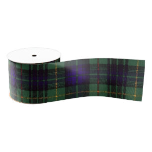 Stuart clan Pset Scottish kilt tartan Grosgrain Lint