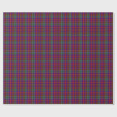 Stuart Clan Scottish Tartan Pset Wrapping Paper Cadeaupapier (Vlak)