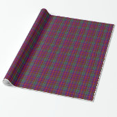 Stuart Clan Scottish Tartan Pset Wrapping Paper Cadeaupapier (Uitgerold)