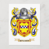 Stuart Coat of Arms (familiewapen) Briefkaart (Voorkant)