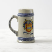 Stuart Coat of Arms Stein - Family Crest Bierpul (Links)