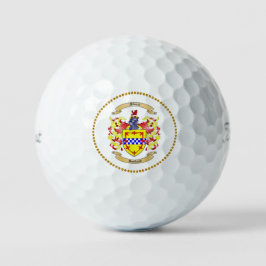 Stuart Family Coat of Arms Golf Balls Golfballen