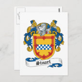Stuart Family Crest Briefkaart (Voorkant / Achterkant)