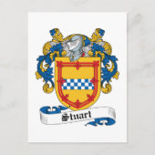 Stuart Family Crest Briefkaart (Voorkant)
