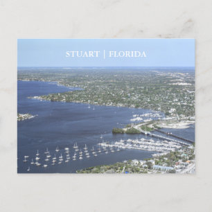Stuart Florida Arial Uitzicht Briefkaart