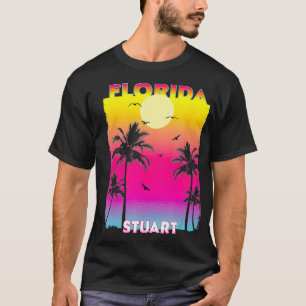 Stuart Florida FL zomer zonsondergang T-shirt