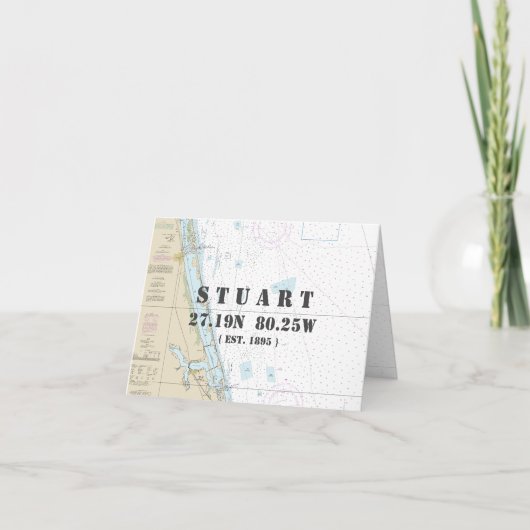 Stuart Florida Nautical Navigation Chart Boater Kaart (Voorkant)