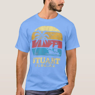 Stuart Florida Treasure Coast 70s Ship T-shirt