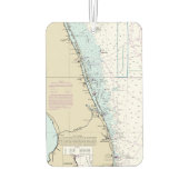 Stuart Martin Florida Nautical Chart Monogram Luchtverfrisser (Achterkant)