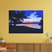 STUART PARK CAYUGA LAKE CANVAS PRINT (Insitu (Woonkamer))