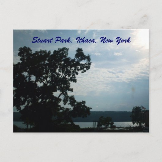 STUART PARK, ITHACA, NEW YORK briefkaart (Voorkant)