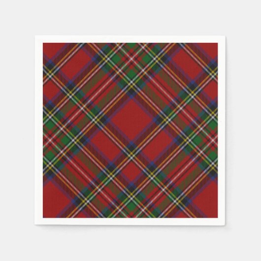 Stuart Plaid Tartan Christmas 2 Servet (Voorkant)