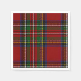 Stuart Plaid Tartan Kerstmis Servet