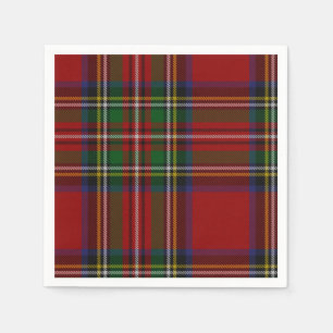 Stuart Plaid Tartan Kerstmis Servet