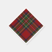 Stuart Plaid Tartan Kerstmis Servet (Hoek)