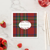 Stuart Plaid Tartan Kerstmis Servet (Insitu)