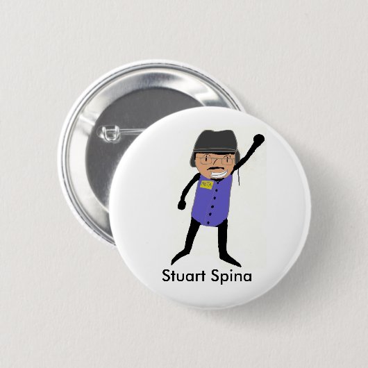 Stuart Spina Button - Gepersonaliseerd (Voorkant /achterkant)