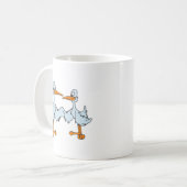 Stuart & Stewart Stork Koffiemok (Voorkant links)