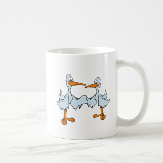 Stuart & Stewart Stork Koffiemok (Rechts)