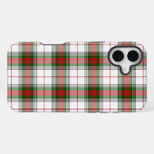 Stuart / Stewart tartan wit rood groen geruit iPhone Hoesje (Achterkant horizontaal)