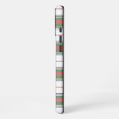 Stuart / Stewart tartan wit rood groen geruit iPhone Hoesje (Linkerkant)